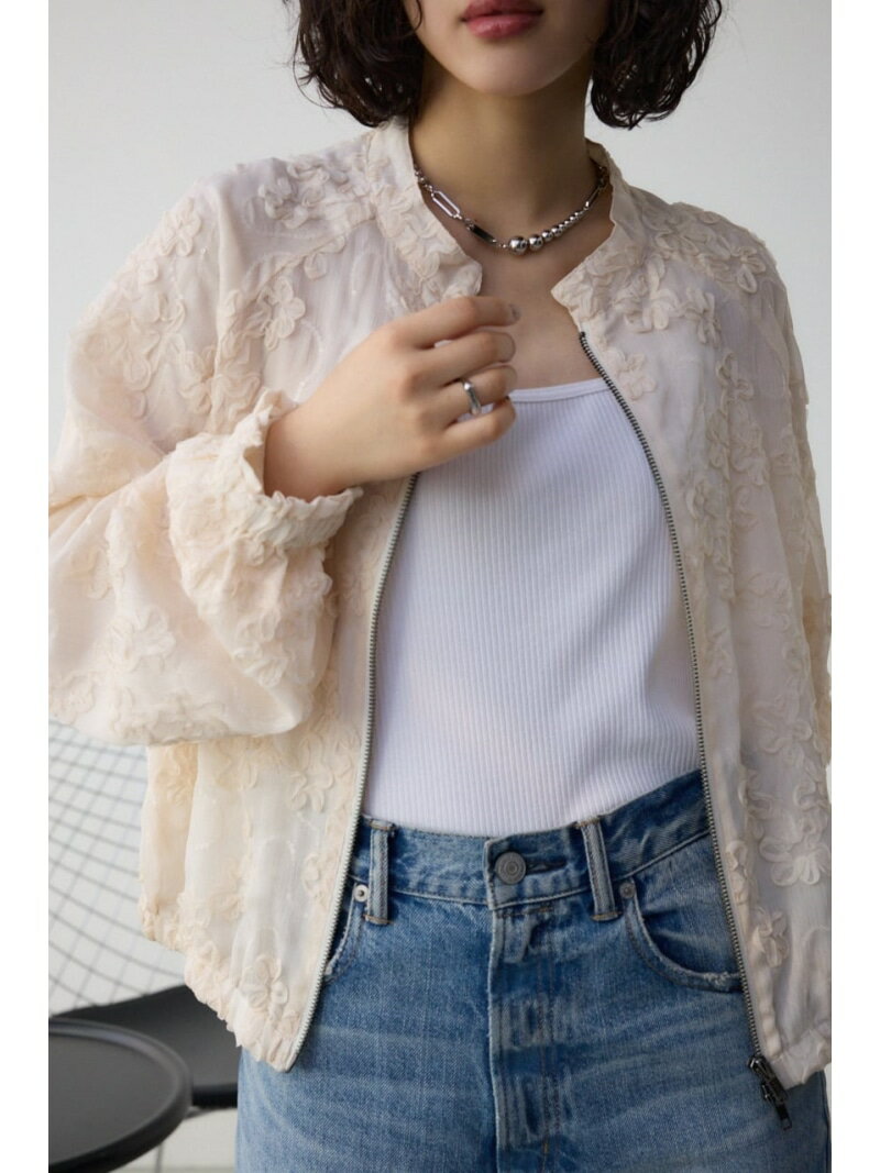 【SALE／30%OFF】クラフトシアーレースブルゾン AZUL BY MOUSSY アズールバイマウジー ジャケット・アウター ブルゾン・ジャンパー ブラック【RBA_E】【送料無料】[Rakuten Fashion]