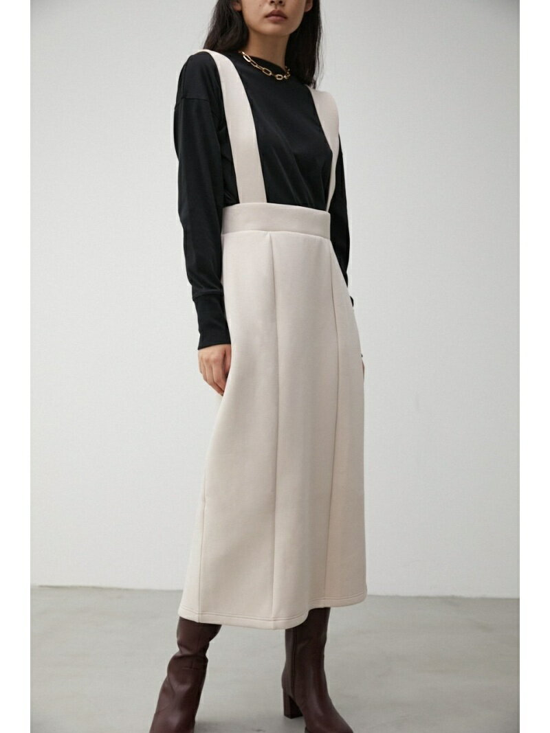 【SALE／60%OFF】LUXE 2WAY I LINE SKIRT AZUL BY MOUSSY アズールバイマウジー スカート ミディアムスカート ホワイト ブラック グリーン【RBA_E】[Rakuten Fashion]のサムネイル