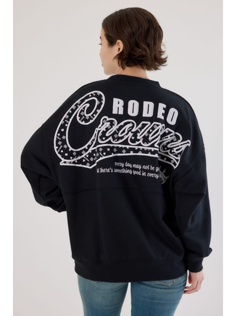 Rakuten - 【SALE／30%OFF】【UNISEX】モノグラムロゴスウェット RODEO CROWNS WIDE BOWL ロデオクラウンズワイドボウル トップス カットソー・Tシャツ ピンク ブラック グレー【RBA_E】【送料無料】[Rakuten Fashion]
