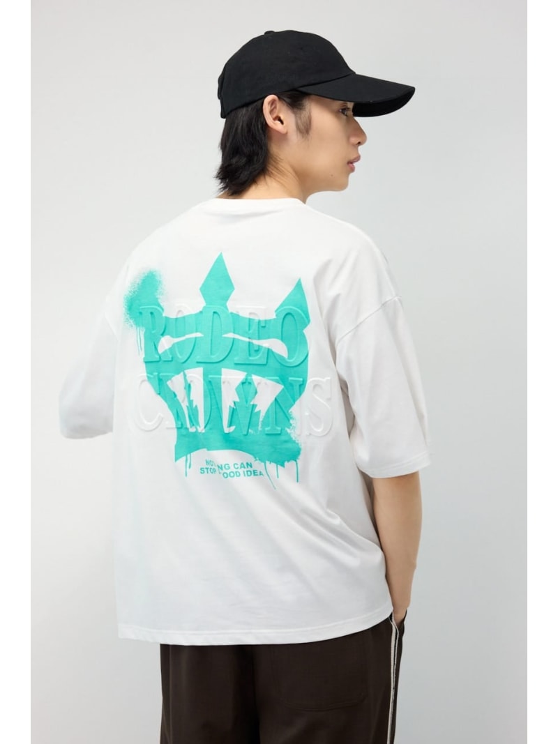 樂天商城 - メンズ MASTER PROTECT ロゴTシャツ RODEO CROWNS WIDE BOWL ロデオクラウンズワイドボウル トップス カットソー・Tシャツ ホワイト ブラック カーキグリーン グレー[Rakuten Fashion]