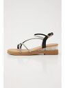 【SALE/13%OFF】プルスコードストラップシャイニーフラット STACCATO スタッカート シューズ・靴 サンダル ブラック【RBA_E】【送料無料】[...