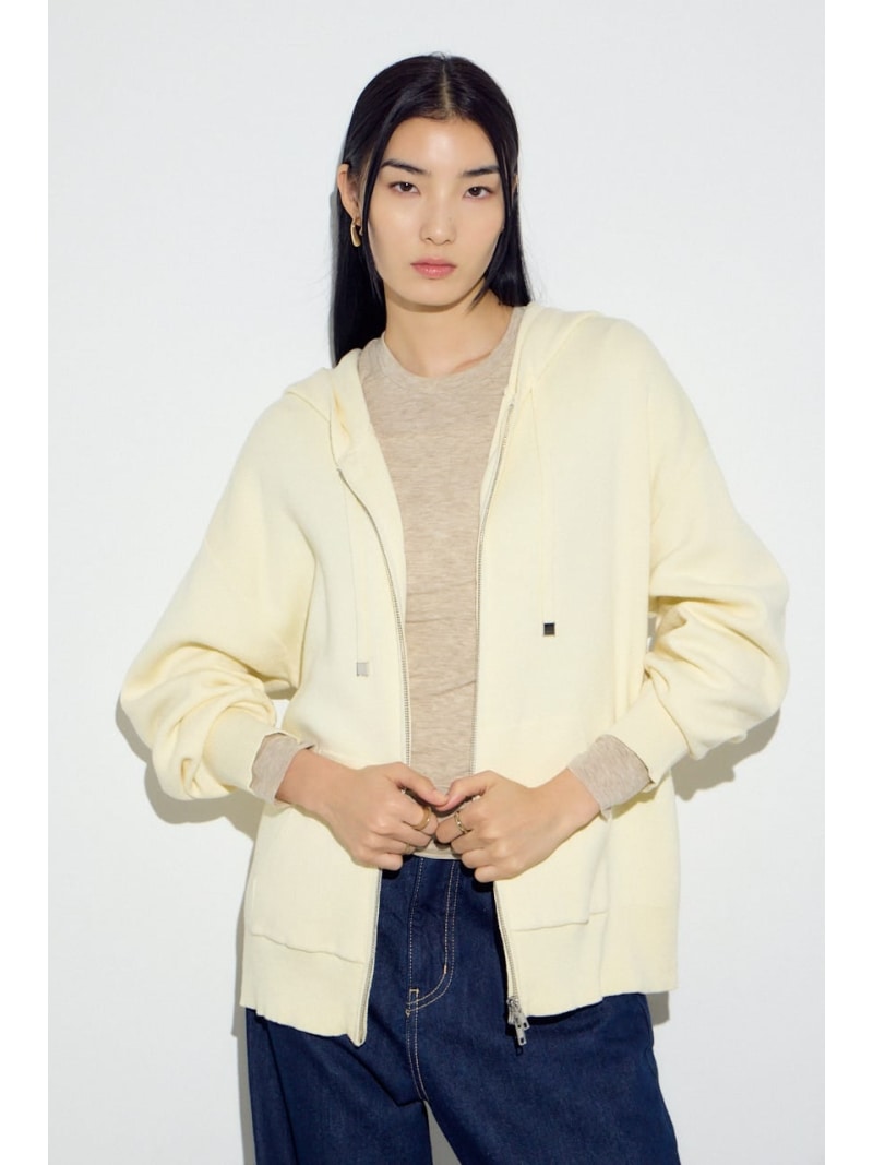 Rakuten - 【SALE／50%OFF】Wジップニットフーディー AZUL BY MOUSSY アズールバイマウジー トップス スウェット・トレーナー ブラック ブラウン【RBA_E】[Rakuten Fashion]
