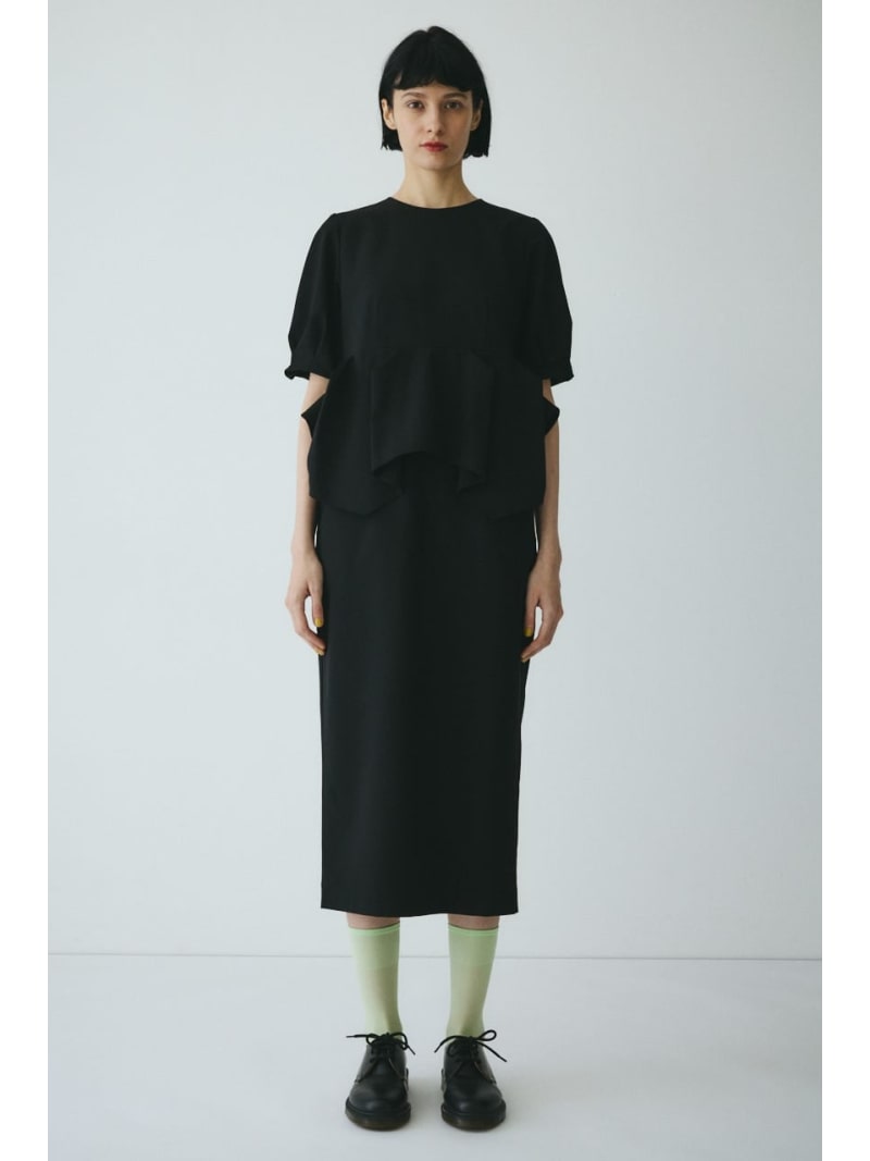 Rakuten - CLO Peplum dress HeRIN.CYE ヘリンドットサイ ワンピース・ドレス ワンピース ブラック【送料無料】[Rakuten Fashion]