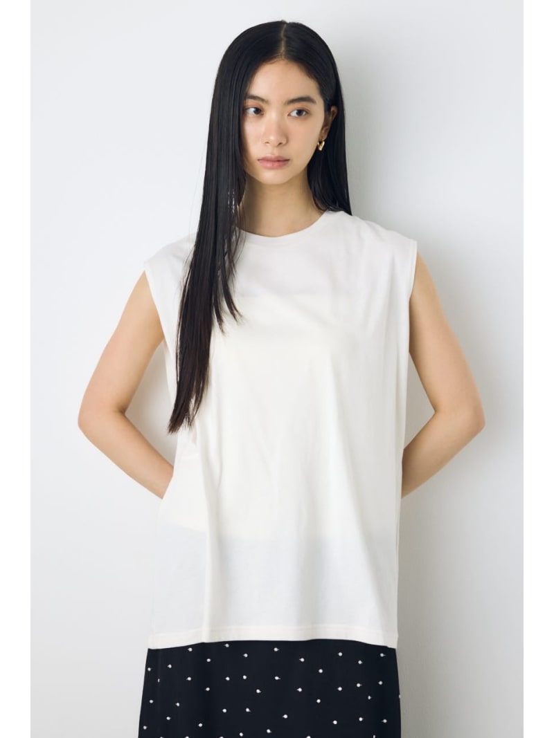 樂天商城 - リュクスフローノースリーブトップス AZUL BY MOUSSY アズールバイマウジー トップス ノースリーブ・タンクトップ レッド ブラック ブラウン ホワイト[Rakuten Fashion]