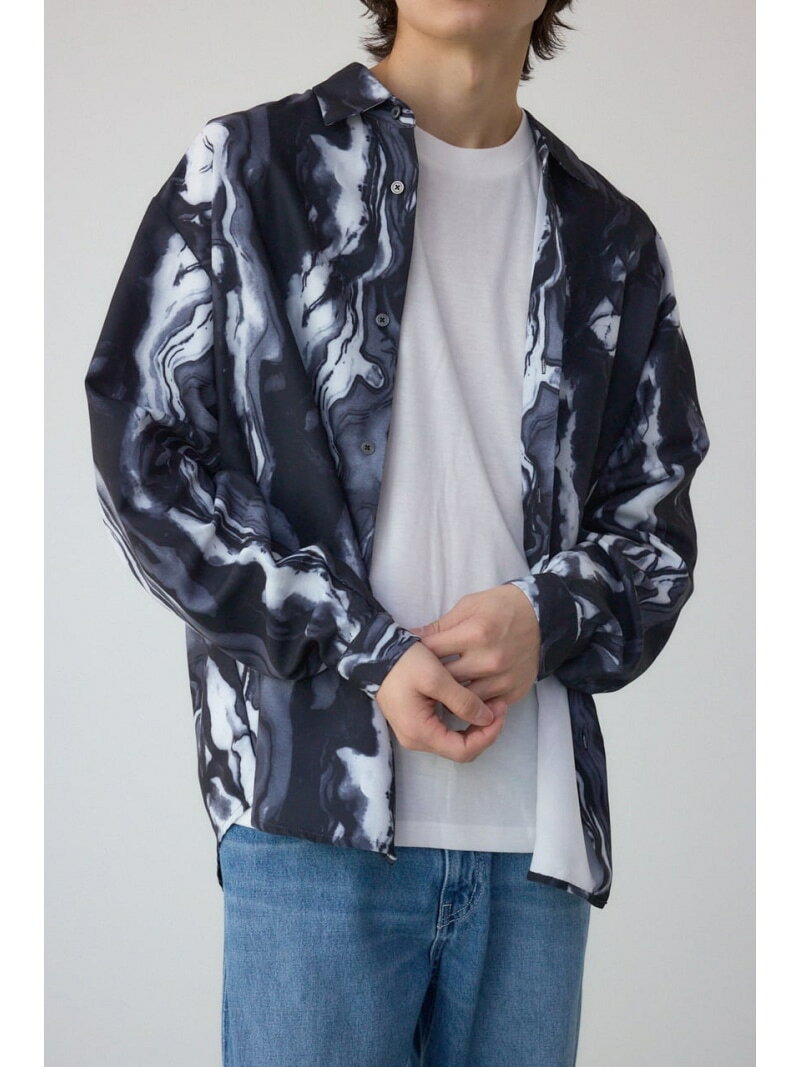 Rakuten - 【SALE／50%OFF】ポリエステルスエードジェネラルシャツ AZUL BY MOUSSY アズールバイマウジー トップス シャツ・ブラウス ベージュ ブラック グレー【RBA_E】[Rakuten Fashion]