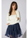 【SALE/50%OFF】ボレロセットニットトップス rienda リエンダ トップス ニット ホワイト グレー ブラック【RBA_E】【送料無料】[Rakut...