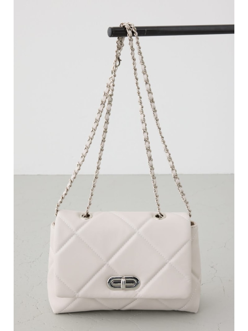 キルティングデザインフラップバッグ AZUL BY MOUSSY アズールバイマウジー バッグ その他のバッグ ブラウン ブラック【送料無料】[Rakuten Fashion]