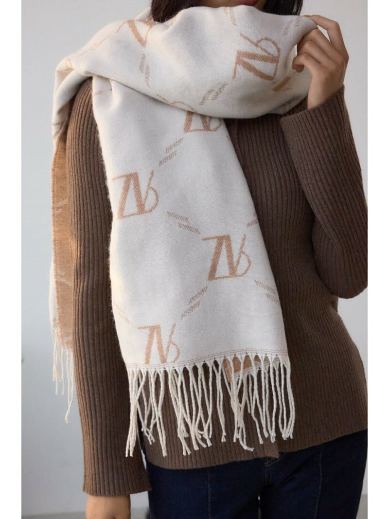 AZモノグラム柄ストール AZUL BY MOUSSY 