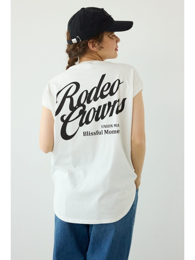 樂天商城 - スクリプトロゴノースリーブトップス RODEO CROWNS WIDE BOWL ロデオクラウンズワイドボウル トップス ノースリーブ・タンクトップ ピンク グレー ホワイト イエロー[Rakuten Fashion]