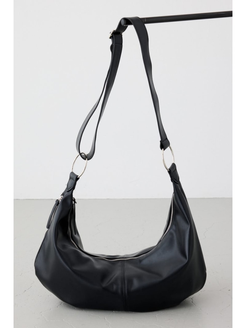Rakuten - 合皮ショルダーBAG AZUL BY MOUSSY アズールバイマウジー バッグ その他のバッグ ブラック グレー【送料無料】[Rakuten Fashion]
