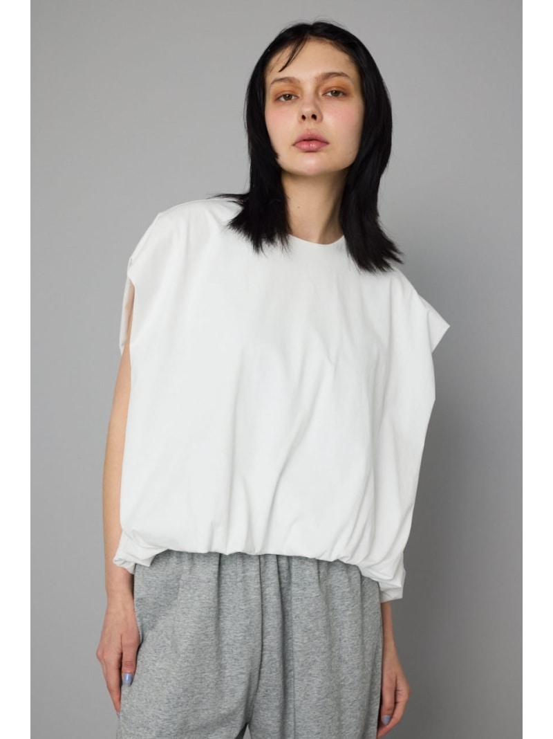 樂天商城 - 【SALE／30%OFF】Balloon hem cut tops HeRIN.CYE ヘリンドットサイ トップス カットソー・Tシャツ ホワイト ブラック グリーン【RBA_E】【送料無料】[Rakuten Fashion]