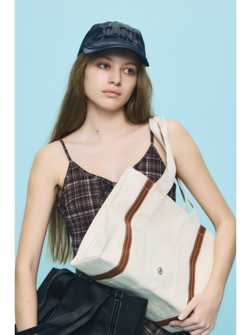 THONG TRIMMED CANVAS バッグ SLY スライ バッグ その他のバッグ ブラック
