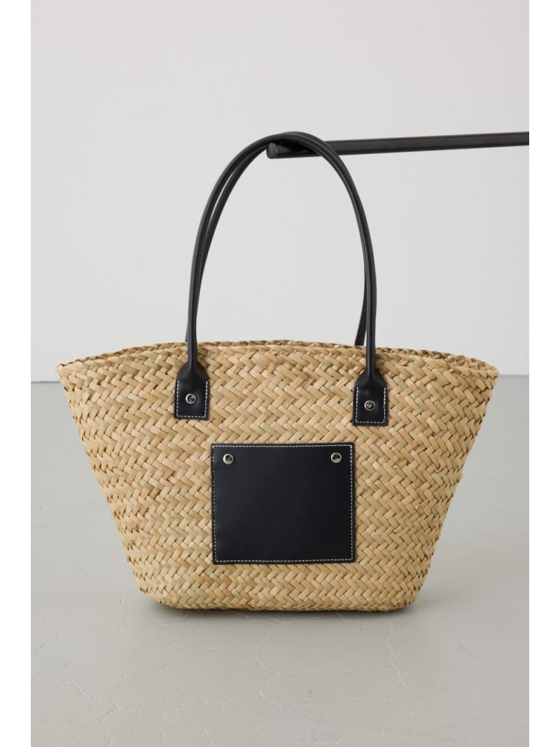 樂天商城 - フロントポケットバスケットトート AZUL BY MOUSSY アズールバイマウジー バッグ その他のバッグ ブラック【送料無料】[Rakuten Fashion]