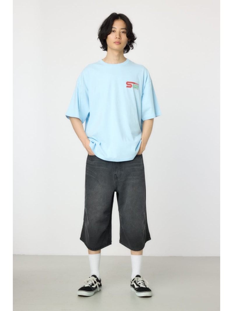 Rakuten - 【SALE／40%OFF】デニムバミューダパンツ RODEO CROWNS WIDE BOWL ロデオクラウンズワイドボウル パンツ ジーンズ・デニムパンツ グレー ブラック【RBA_E】[Rakuten Fashion]