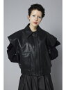 【SALE/40%OFF】Fake leather vest HeRIN.CYE ヘリンドットサイ トップス ベスト・ジレ ホワイト ブラック【RBA_E】【送...