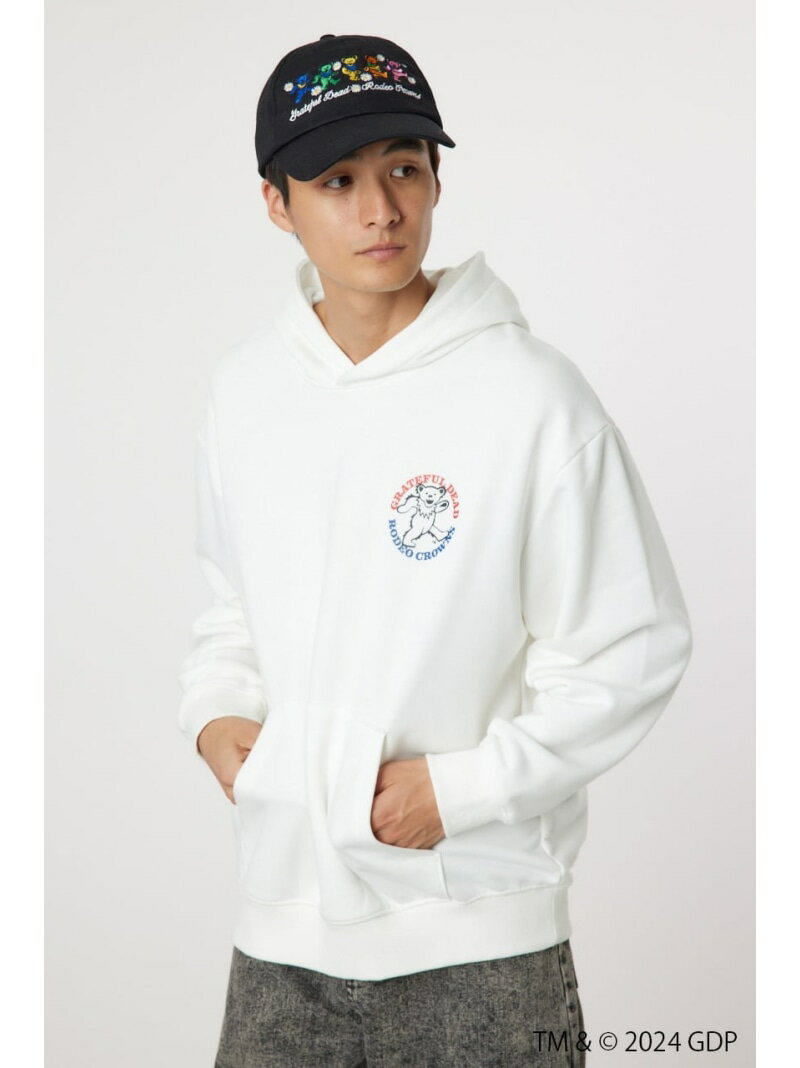 【SALE／30%OFF】Grateful Dead hoodie RODEO CROWNS WIDE BOWL ロデオクラウンズワイドボウル トップス スウェット・トレーナー ホワイト ブラック【RBA_E】【送料無料】[Rakuten Fashion]