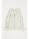 【SALE／37%OFF】RUFFLE ブラウス MOUSSY マウジー トップス シャツ・ブラウス ホワイト グリーン【RBA_E】【送料無料】[Rakuten Fashion]