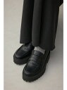 プラットフォームローファー AZUL BY MOUSSY アズールバイマウジー シューズ・靴 ローファー ブラウン ブラック【送料無料】[Rakuten Fas...
