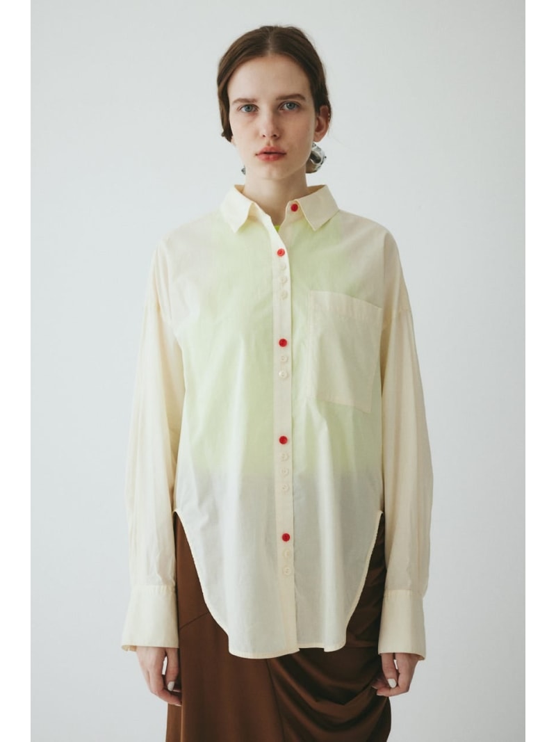 Round cut loose shirts HeRIN.CYE ヘリンドットサイ トップス シャツ・ブラウス ピンク