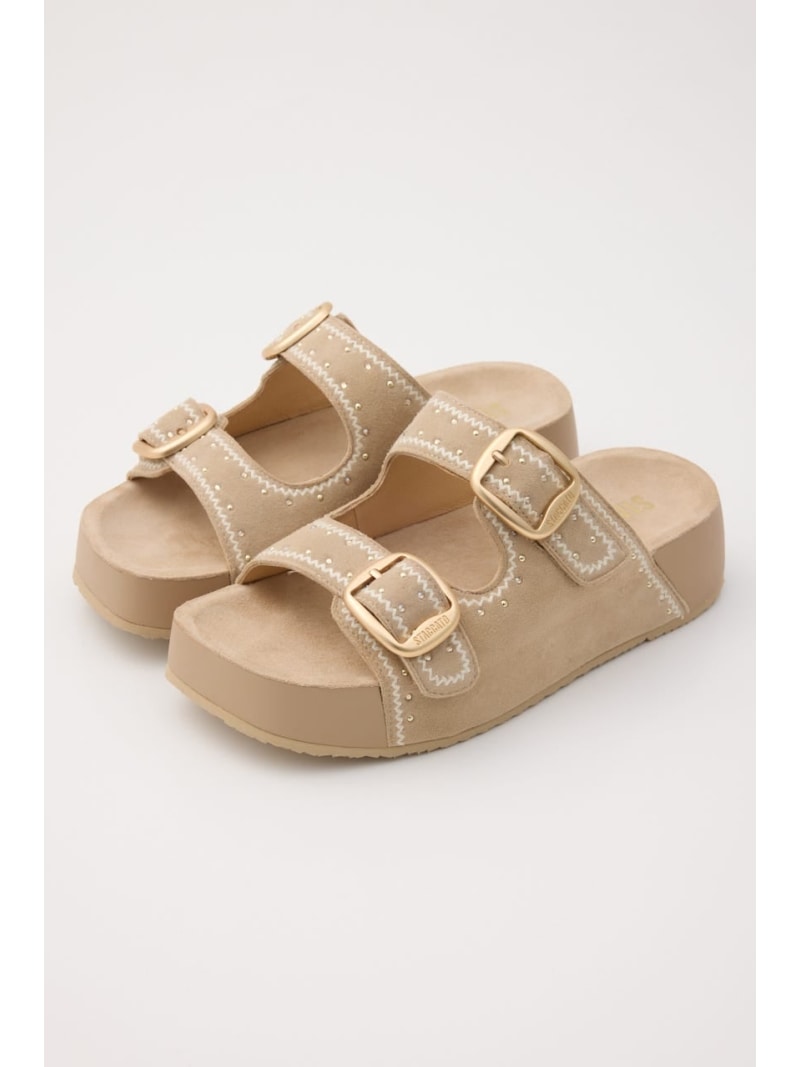 ラシーダプラットフォームサンダル STACCATO スタッカート シューズ・靴 サンダル ベージュ【送料無料】[Rakuten Fashion]