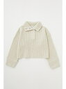 BUTTON UP HI NECK セーター MOUSSY マウジー トップス ニット ホワイト イエロー グレー【送料無料】[Rakuten Fashion]