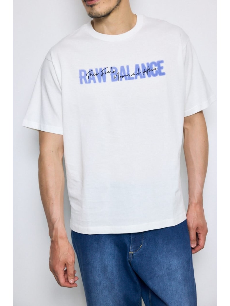 ダブルロゴプリントTEE AZUL BY MOUSSY アズールバイマウジー トップス カットソー・Tシャツ ブラック グレー ホワイト【送料無料】[Rakuten Fashion]