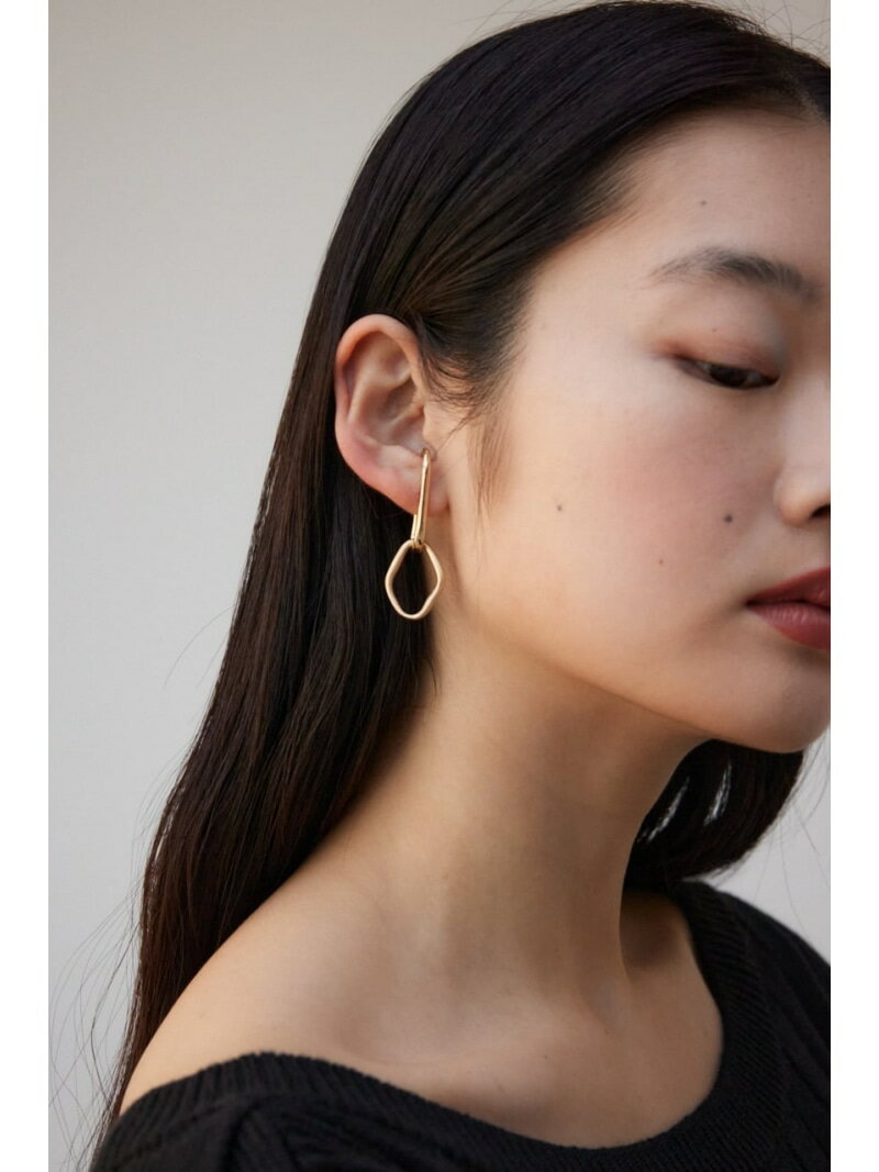 マルチウェイリンクサークルイヤーカフ AZUL BY MOUSSY アズールバイマウジー アクセサリー・腕時計 その他のアクセサリー・腕時計 ブラック ゴールド[Rakuten Fashion]