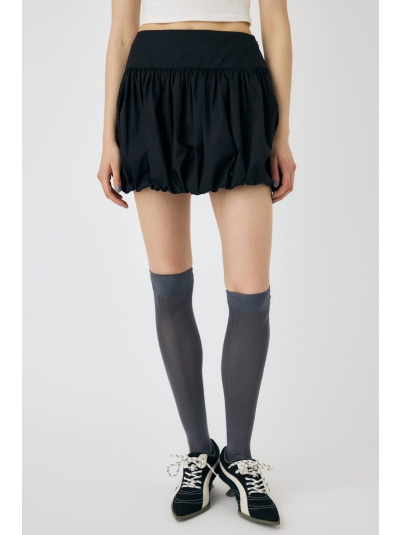 樂天商城 - 【SALE／50%OFF】BALLOON MINI スカート MOUSSY マウジー スカート ミニスカート ブラック ホワイト【RBA_E】【送料無料】[Rakuten Fashion]