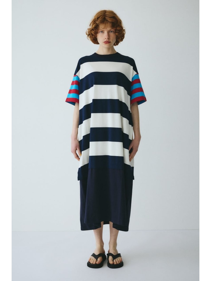 【SALE／20%OFF】Cut relax dress HeRIN.CYE ヘリンドットサイ トップス カットソー・Tシャツ ネイビー ブラック ベージュ【RBA_E】【送料無料】[Rakuten Fashion] sheltter-webstore-10041776 シェルターウェブストア サンプル画像3