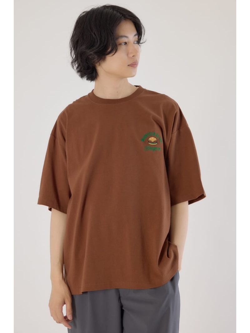 楽天市場】ハンバーガー（柄刺繍）（Tシャツ・カットソー｜トップス