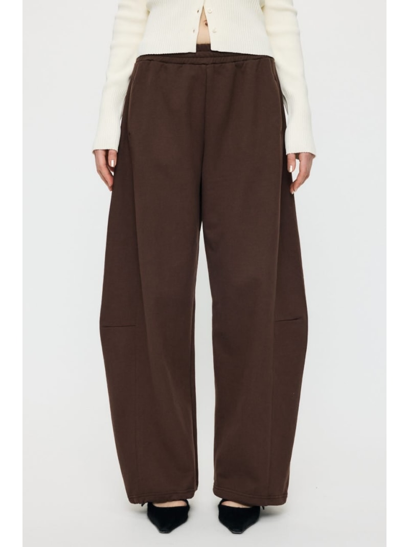 【WEB限定】CURVE LINE SWEAT パンツ MOUSSY マウジー パンツ その他のパンツ ブラウン【送料無料】[Rakuten Fashion]