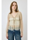 【SALE/30%OFF】TULLE LAYERED トップス MOUSSY マウジー トップス シャツ・ブラウス ベージュ グレー【RBA_E】【送料無料】[...