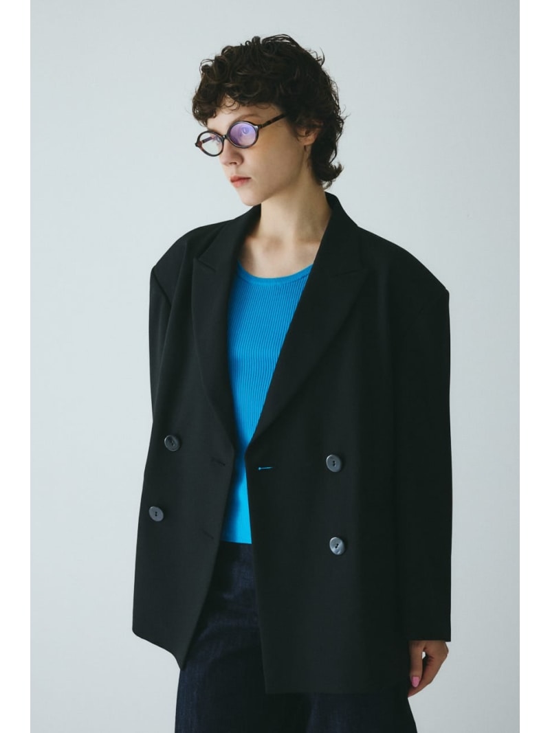 Rakuten - 【SALE／30%OFF】Big silhouette jacket HeRIN.CYE ヘリンドットサイ ジャケット・アウター その他のジャケット・アウター グレー ブラック ブラウン【RBA_E】【送料無料】[Rakuten Fashion]