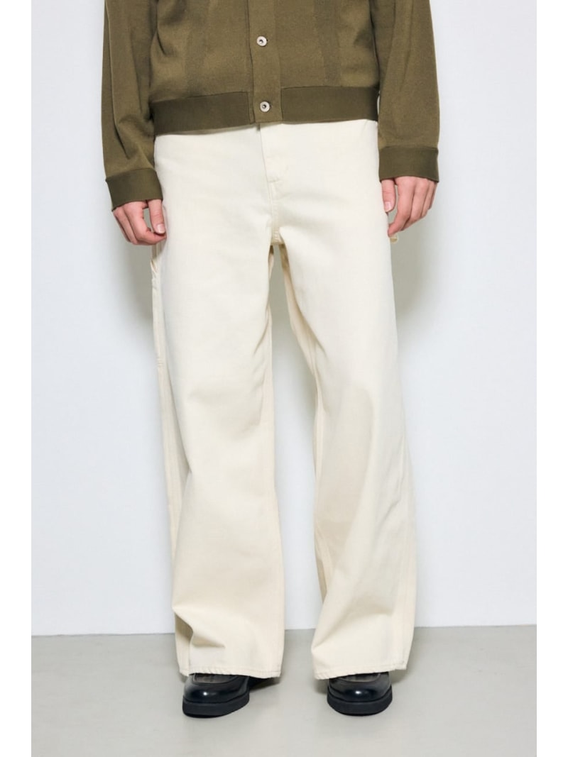 ペインターデニム AZUL BY MOUSSY アズールバイマウジー パンツ ジーンズ・デニムパンツ ホワイト【送料無料】[Rakuten Fashion]