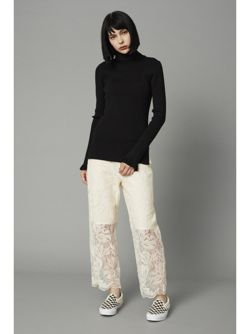 【SALE／10%OFF】Lace pants HeRIN.CYE ヘリンドットサイ パンツ その他のパンツ ホワイト ブラック【RBA_E】【送料無料】[Rakuten Fashion]