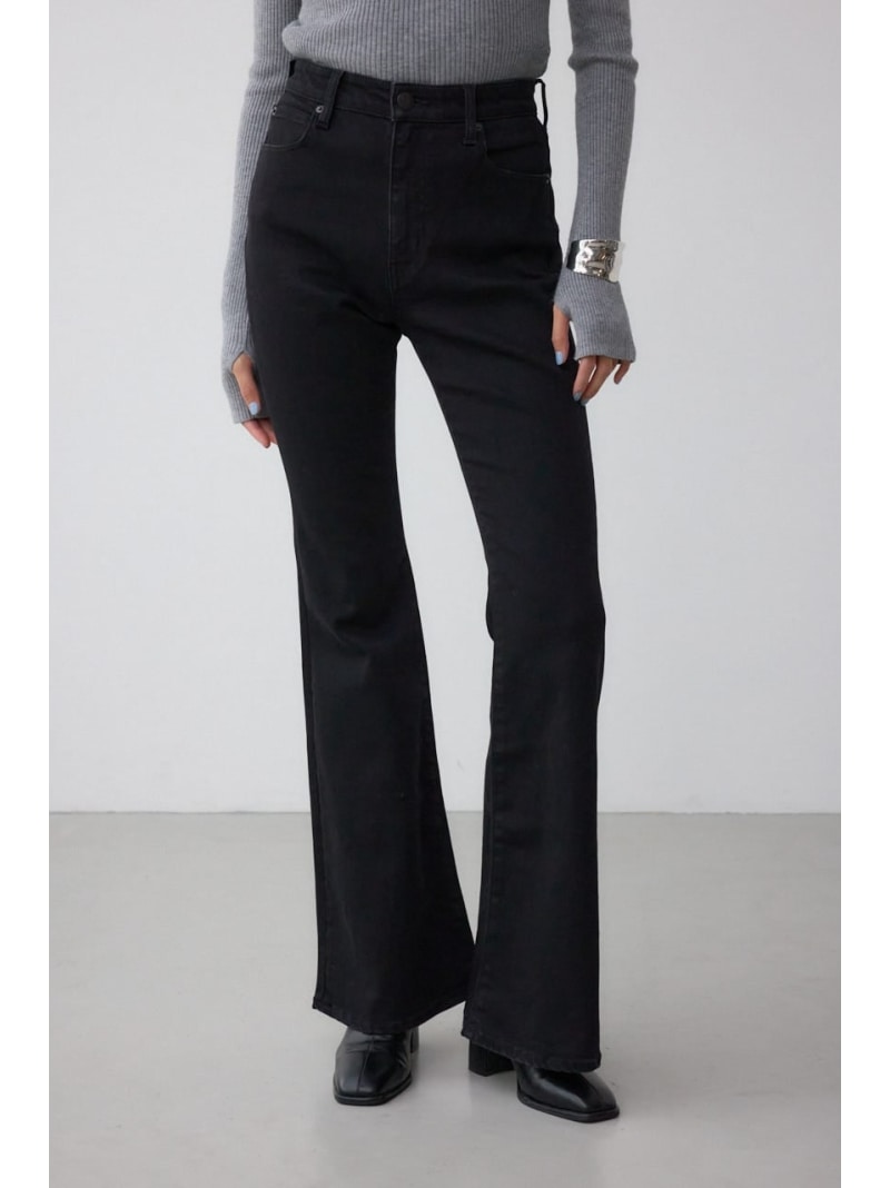 AZUL DENIM フレアデニム AZUL BY MOUSSY アズールバイマウジー パンツ ジーンズ・デニムパンツ ブラック【送料無料】[Rakuten Fashion]