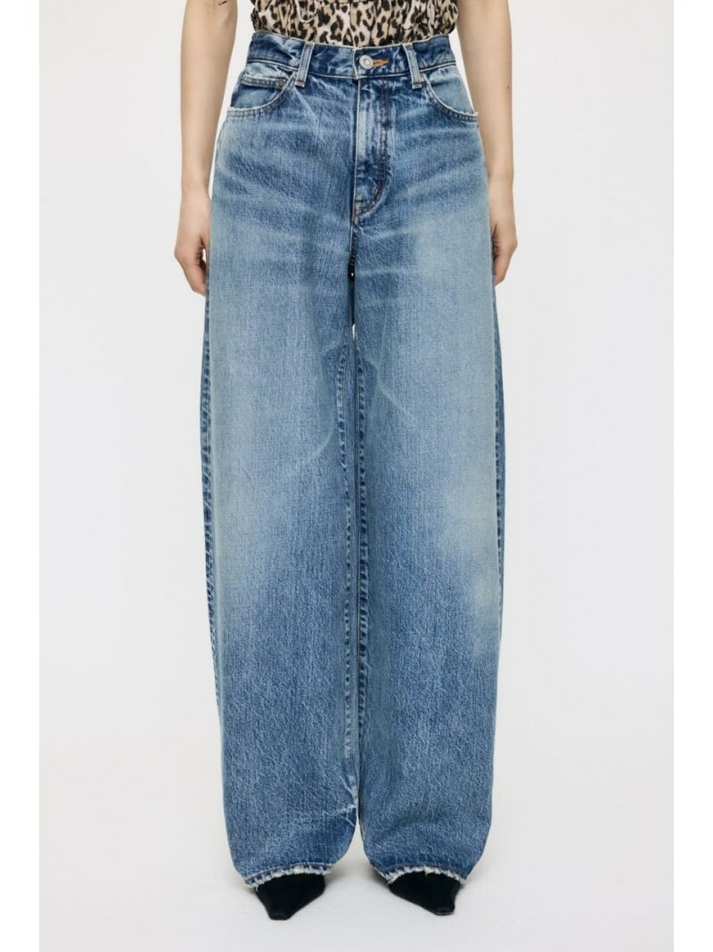 Other - MIDRISE CURVED WIDE ストレート MOUSSY マウジー パンツ ジーンズ・デニムパンツ【送料無料】[Rakuten Fashion]