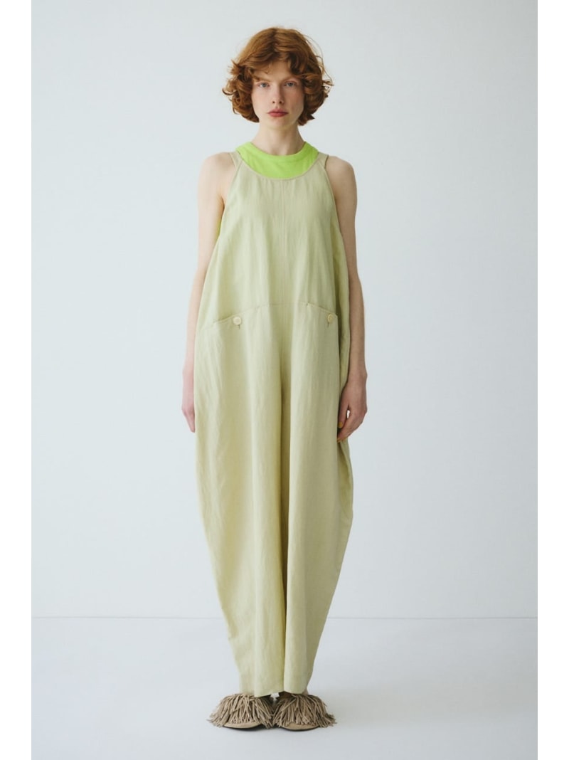 [예약]Over size all in one HeRIN.CYE 헤린도트사이 올인원·오버올 올인원·연결 그린 네이비[무료우송][Rakuten Fashion]