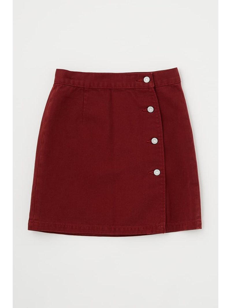 独創的 Wrap ミニスカート Moussy マウジー スカート デニムスカート ブラック レッド ブルー 送料無料 Fashion 新着商品 Www Linkschool Co Uk