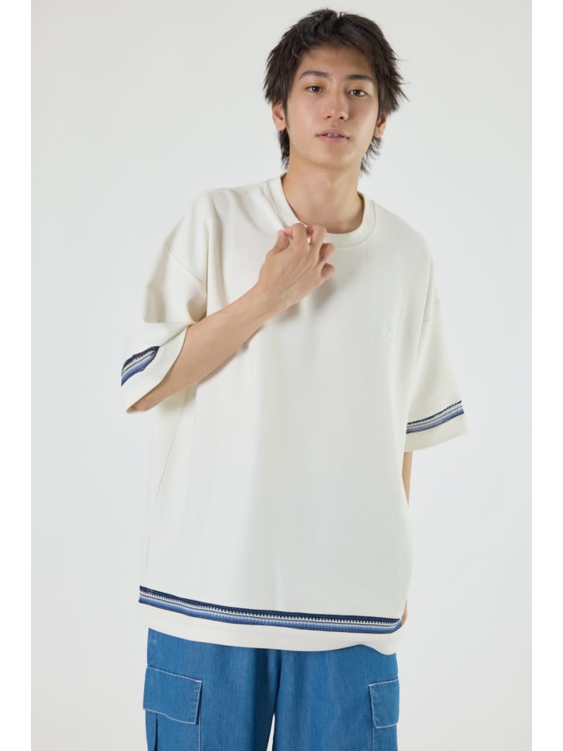 Rakuten - 【SALE／40%OFF】メッシュジョーゼットTシャツ RODEO CROWNS WIDE BOWL ロデオクラウンズワイドボウル トップス カットソー・Tシャツ ブラック カーキグリーン【RBA_E】[Rakuten Fashion]