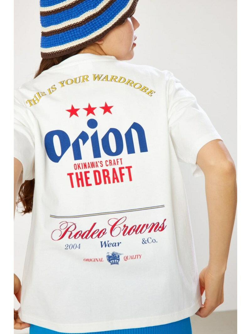 【UNISEX】Orion Beer Tシャツ RODEO CROWNS WIDE BOWL ロデオクラウンズワイドボウル トップス カットソー・Tシャツ ホワイト ブルー グレー【送料無料】[Rakuten Fashion]