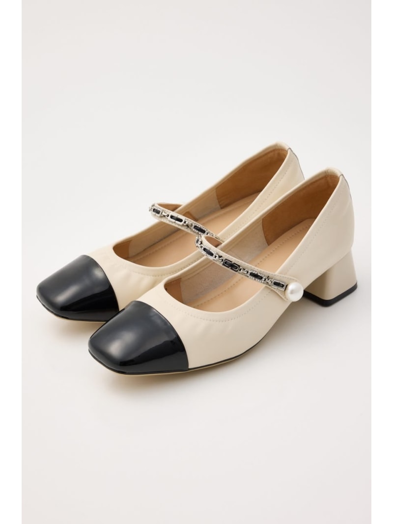 樂天商城 - 【SALE／13%OFF】メゾンローヒールライトパンプス STACCATO スタッカート シューズ・靴 パンプス ホワイト ブラック【RBA_E】【送料無料】[Rakuten Fashion]