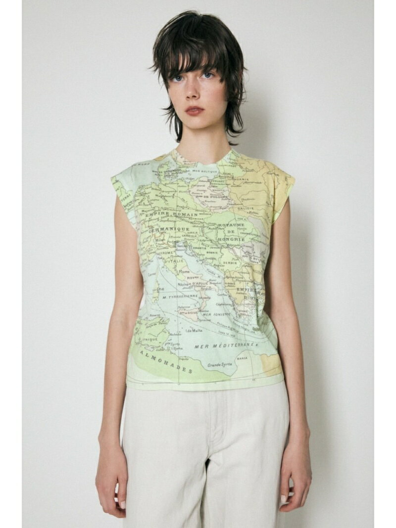 【SALE／55%OFF】GOOD OLD VOYAGE NS Tシャツ MOUSSY マウジー トップス ノースリーブ・タンクトップ グリーン【RBA_E】[Rakuten Fashion]