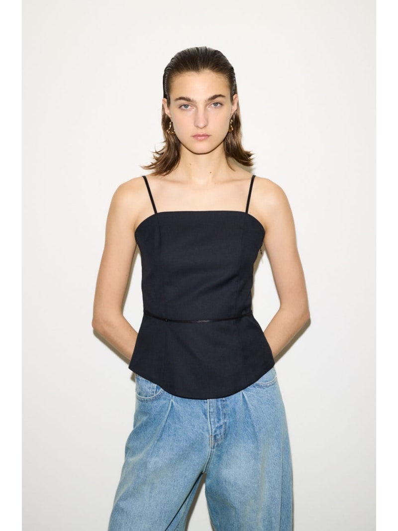 【SALE／50%OFF】【THROW】BACK OPEN BUSTIER SLY スライ トップス その他のトップス ブラウン ブラック【RBA_E】【送料無料】[Rakuten Fashion]