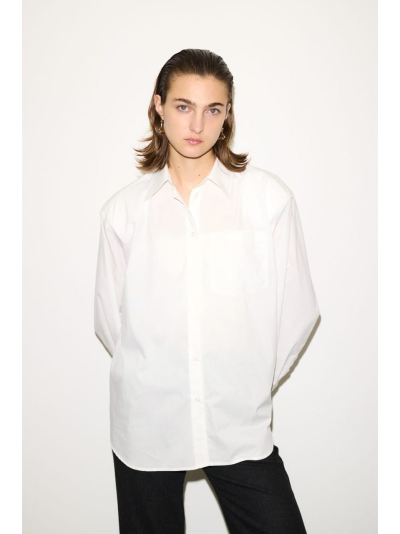 Rakuten - 【SALE／40%OFF】【THROW】SHOULDER PAD IN シャツ SLY スライ トップス シャツ・ブラウス ホワイト【RBA_E】【送料無料】[Rakuten Fashion]