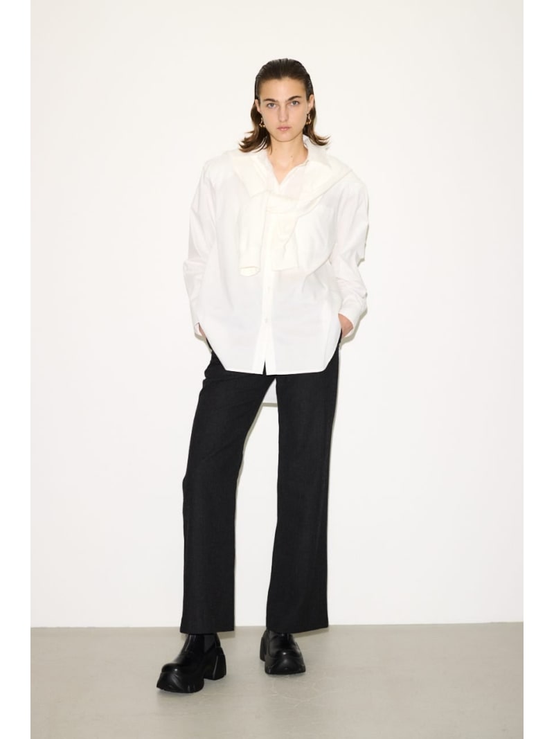 【SALE／60%OFF】【THROW】SHOULDER PAD IN シャツ SLY スライ トップス シャツ・ブラウス ホワイト【RBA_E】【送料無料】[Rakuten Fashion] sheltter-webstore-10039391 シェルターウェブストア サンプル画像3