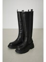 マウジー ブーツ レディース 【SALE／37%OFF】TRACK SOLE LONG BOOTS AZUL BY MOUSSY アズールバイマウジー シューズ・靴 ブーツ ブラック【RBA_E】【送料無料】[Rakuten Fashion]