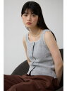 【SALE/50%OFF】パイルニットタンク AZUL BY MOUSSY アズールバイマウジー トップス ノースリーブ・タンクトップ ホワイト ブラック【RB...