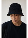 【SALE/60%OFF】スカシアミバケットハット AZUL BY MOUSSY アズールバイマウジー 帽子 その他の帽子 グレー ブラック【RBA_E】[Ra...