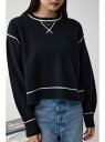 【SALE/30%OFF】スウェットライクニットプルオーバー AZUL BY MOUSSY アズールバイマウジー トップス ニット ブラック ブルー グレー【R...